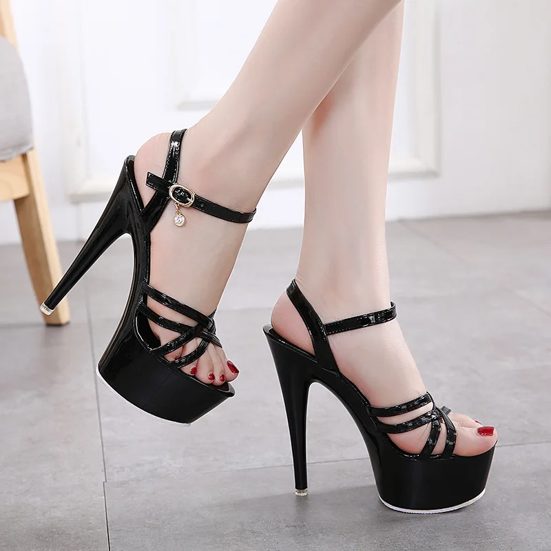 Hot Selling New Styles 5 CM Platform Shoes 15 CM High Heels Shoes Women Stilettos Sexy Night Party Ladies Sandals