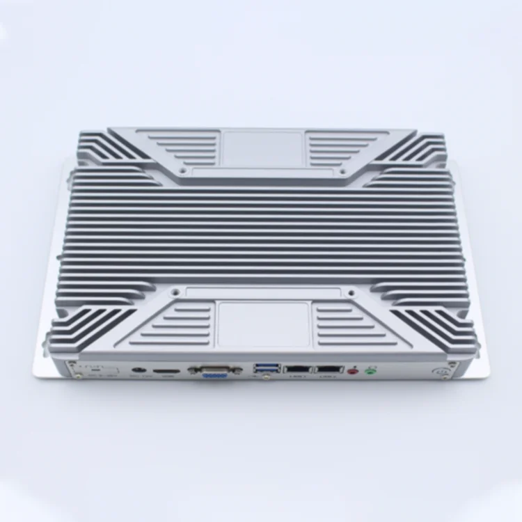 Fanless Industrial Mini PC J4125 Linux Ubuntu Dual LAN Dual RS232 Serial Port KIOSK IOT 4G Lte
