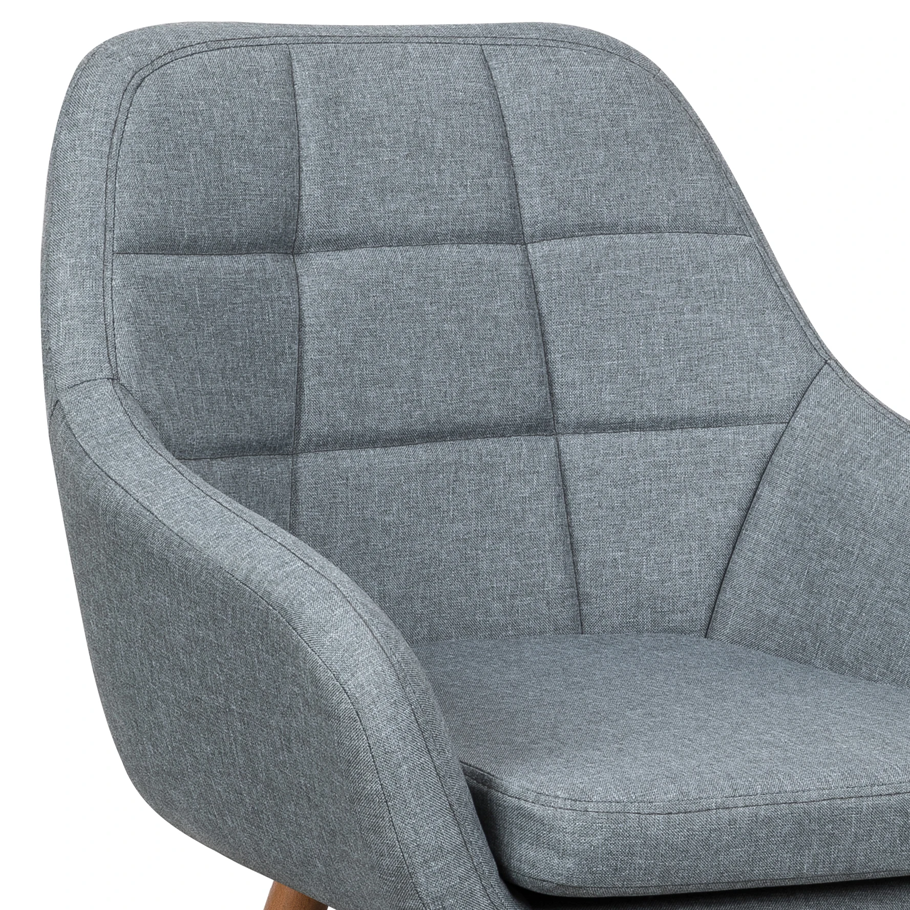 
Home Office Furniture Dark Gray Lounge Single Air Lazy Relaxing Chair Fabric Sofa Chair for Living Room 