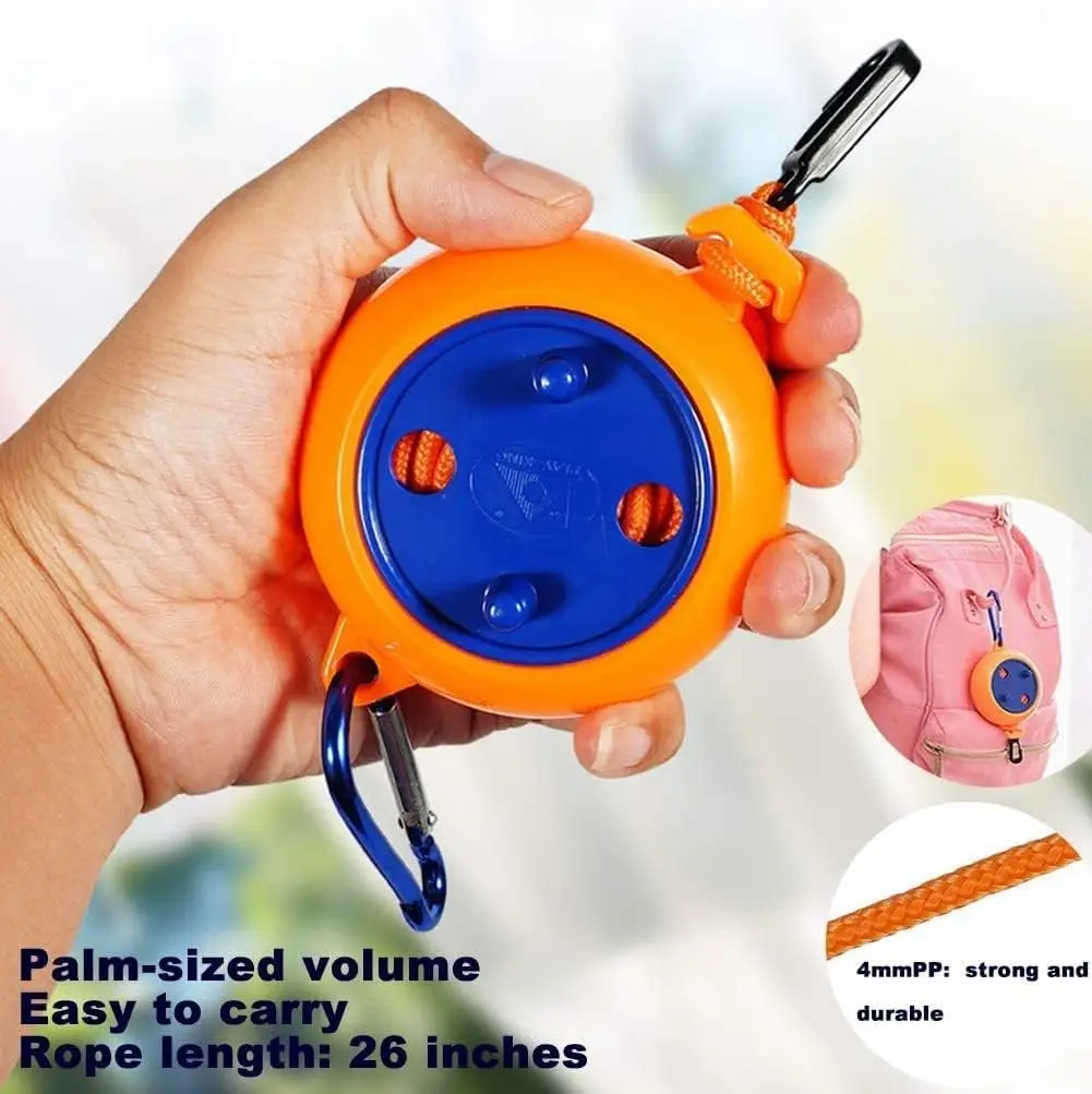 Portable Travel Clothesline Cord, Adjustable Camping Clothes line,Elastic Travel Retractable Clothes line Cord for Outdoor