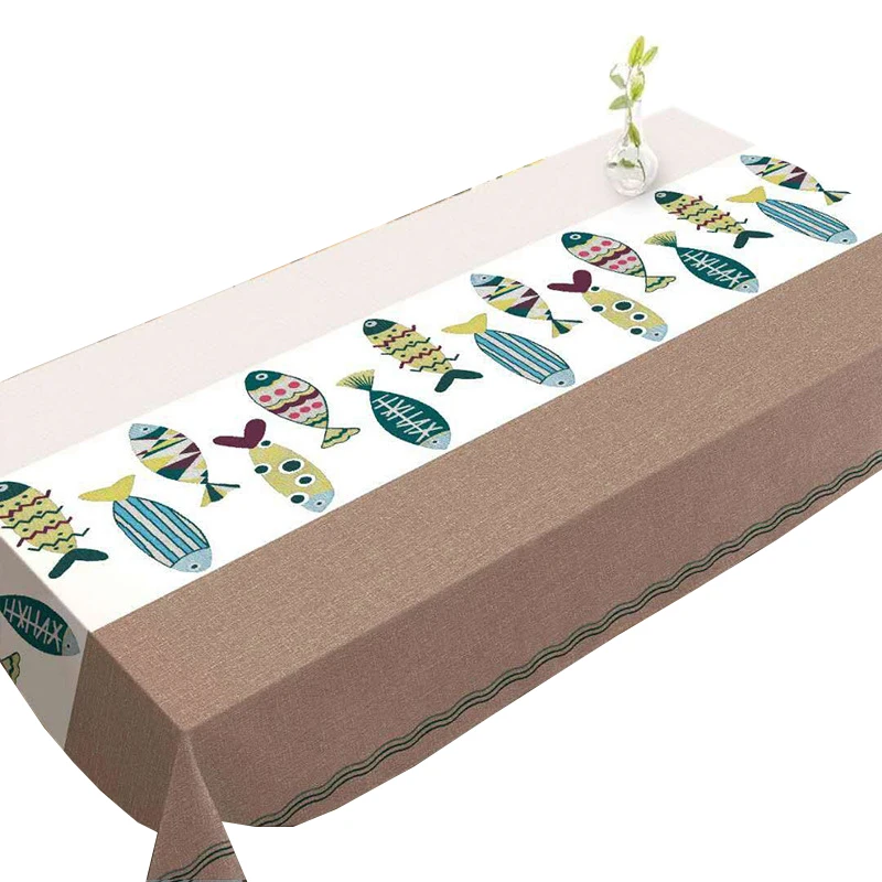 
Wholesale Customized Printing Plastic Birthday Fancy Pvc Tablecloths 