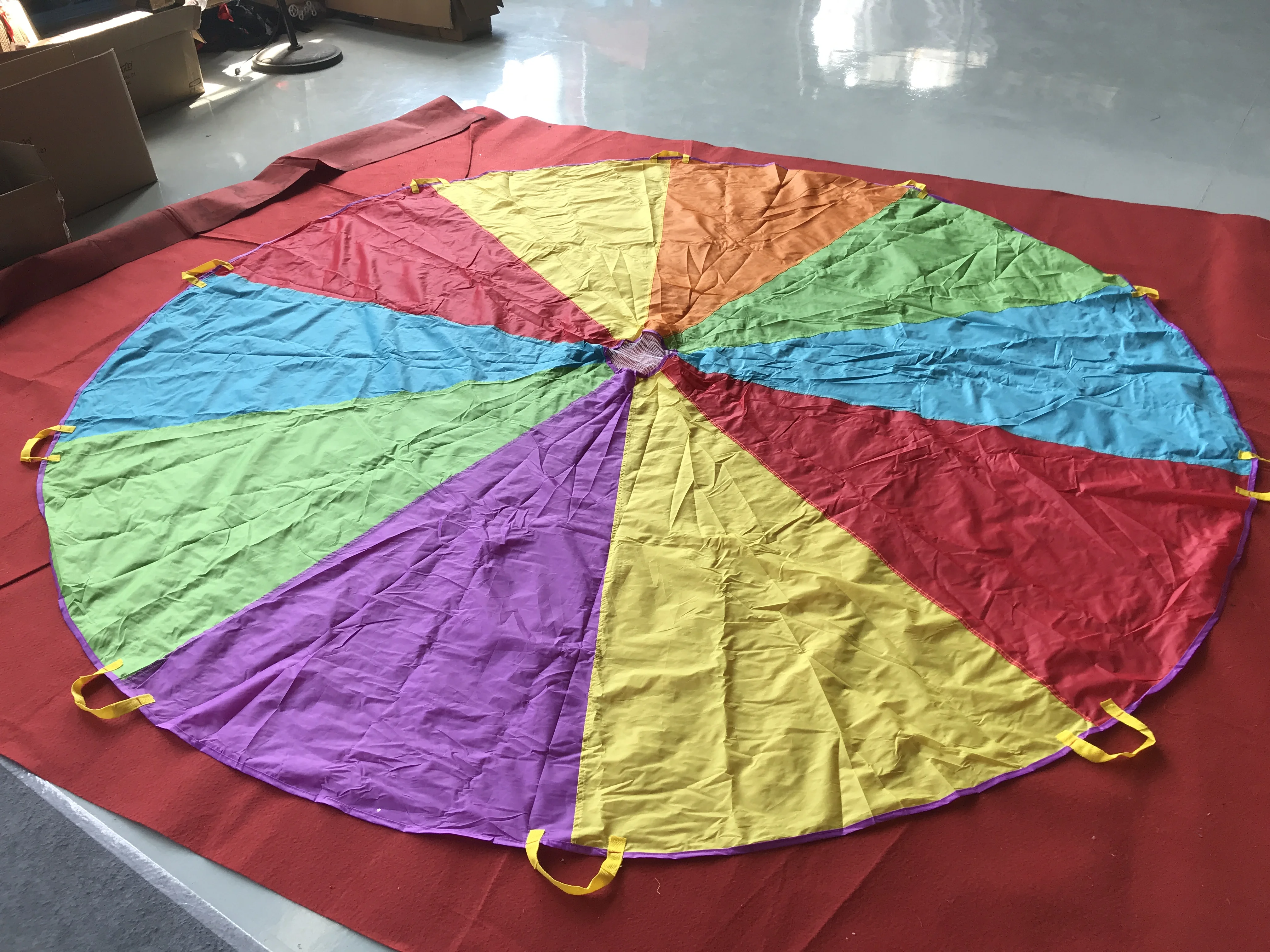 children play 6ft parachute kids outside outdoor play parachute