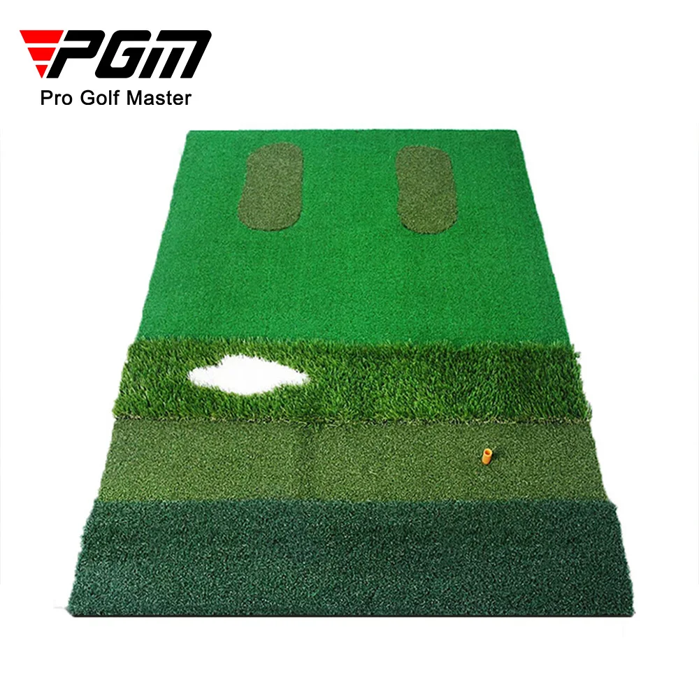 PGM DJD010 4 in 1 golf hitting driving mat range multi practice golf mat