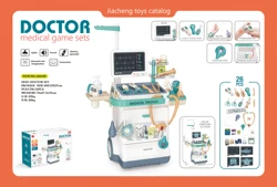 Kid Pretend Doctor Game Play Toy Set Plastic Simulation Medical Tool Educational Kids Role-playing Doctor Game Toys