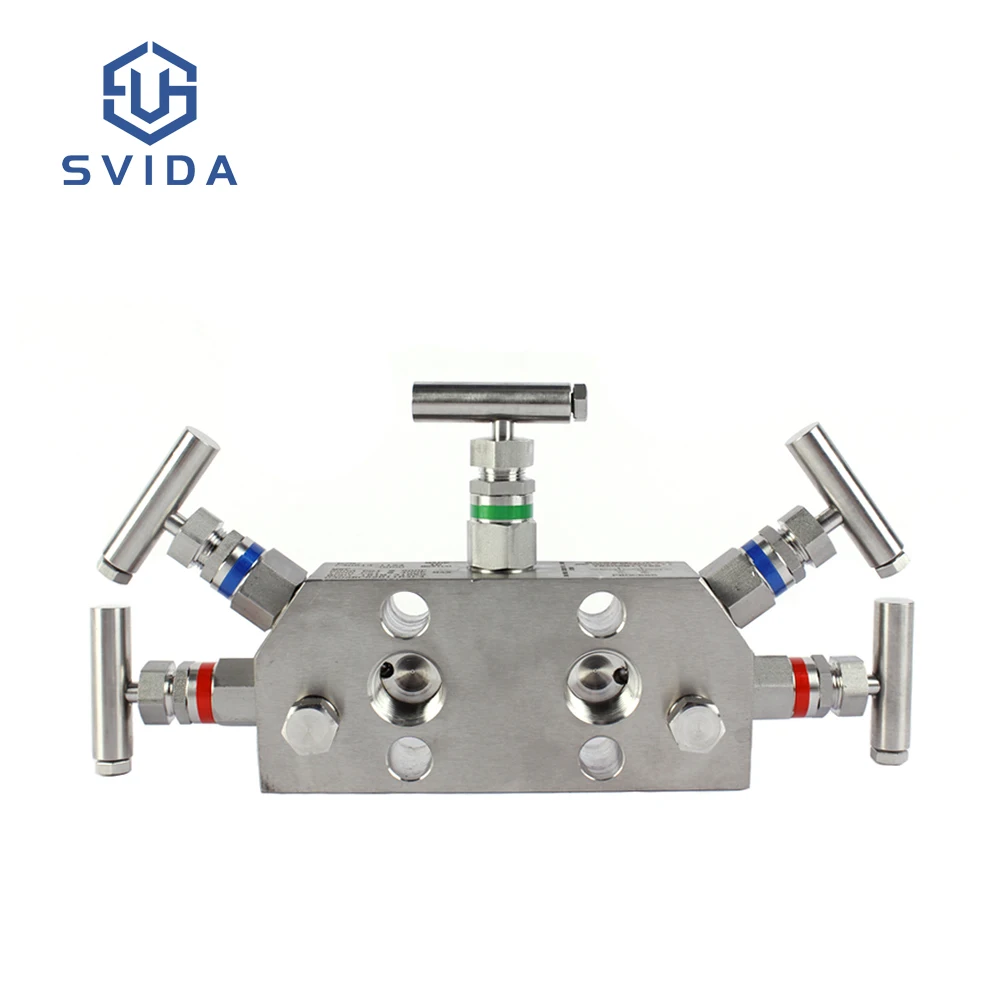 Valve Instrument Manifold Good Quality Stainless Steel Vertical Direct Mount Manifolds 5 Valve Instrument Manifold