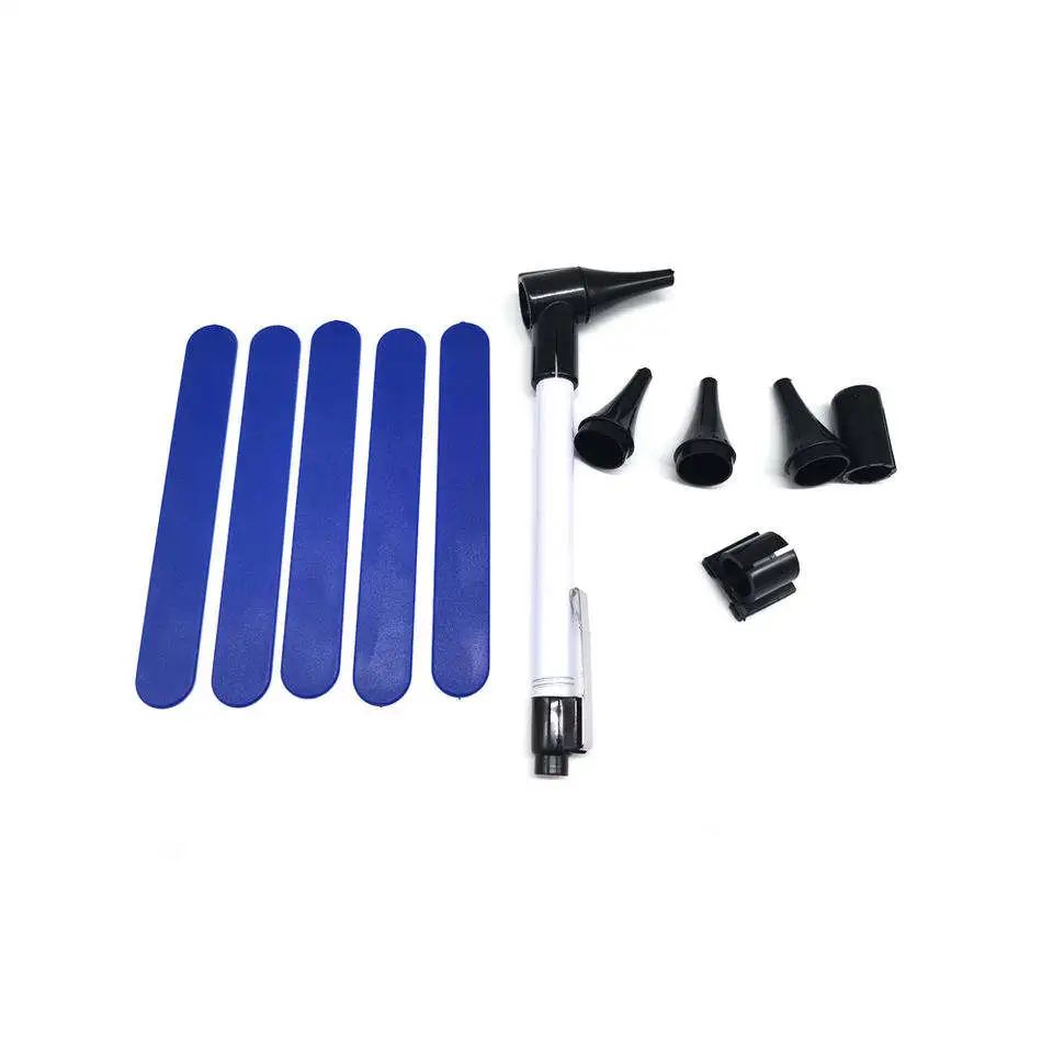 Factory Wholesale Hot selling Medical Penlight otoscope ophthalmoscope set with tongue depressor