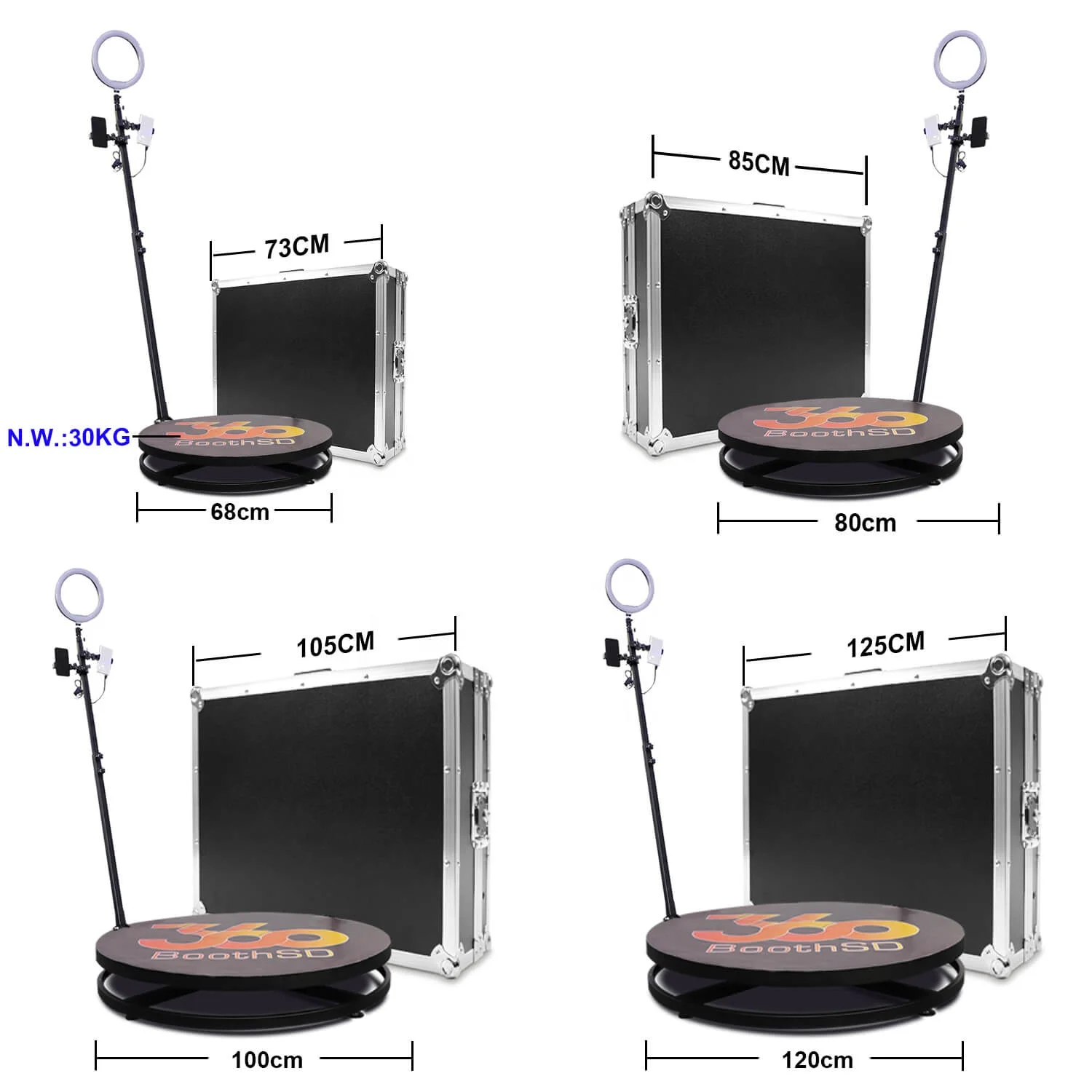 Портативная дешевая надувная Автоматическая Волшебная селфи-зеркало кольцевая светодиодная рамка фотобудка 360 градусов фотобудка