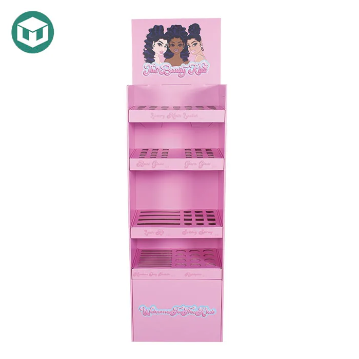 Fashionable Marketing Cosmetic Nail Polish Display Cabinets