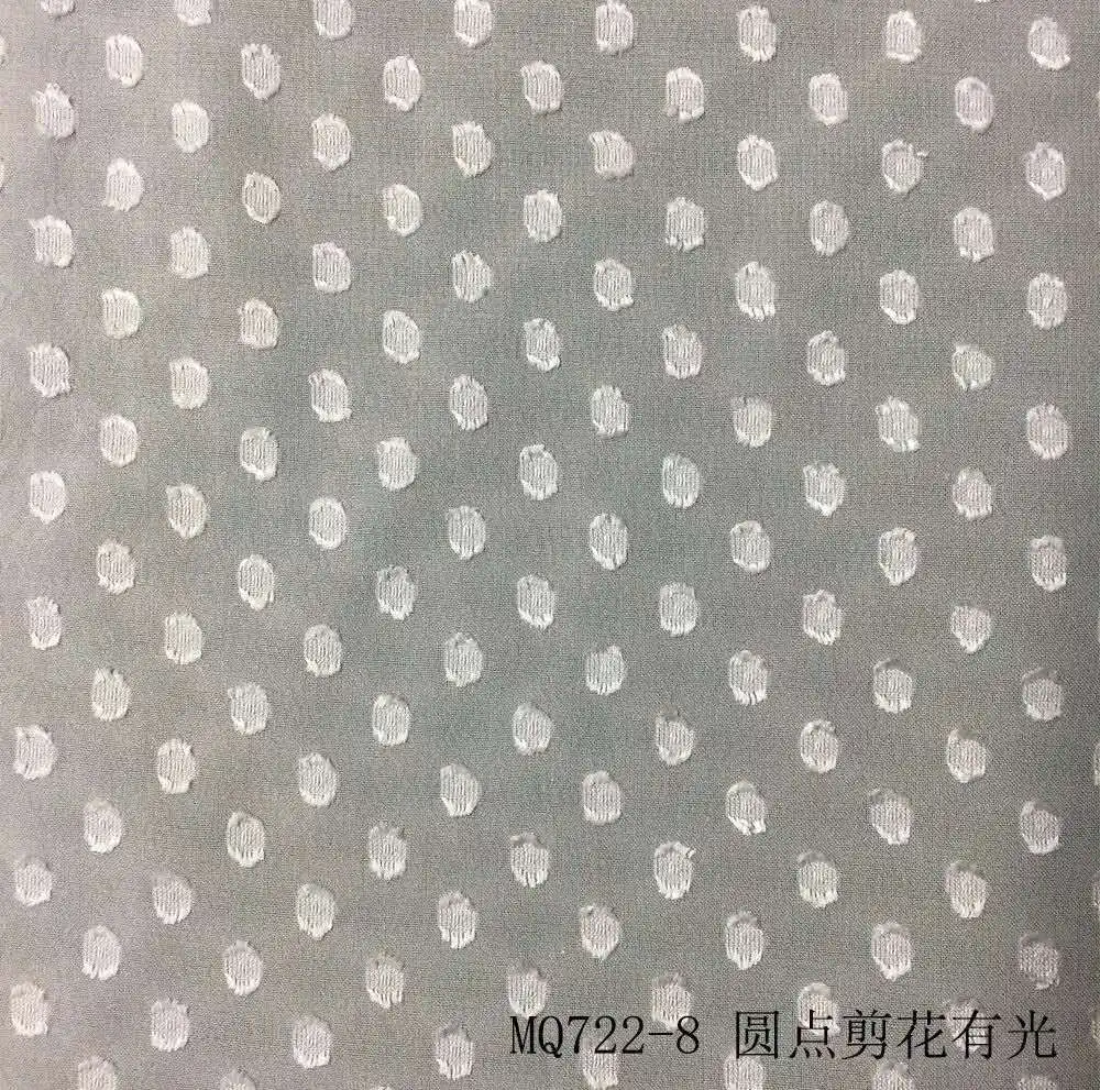 
Factory direct selling soft five-leaf Flower Chiffon cut fabric Hanfu Hanshan children wrinkled skirt fabric clothing cloth 