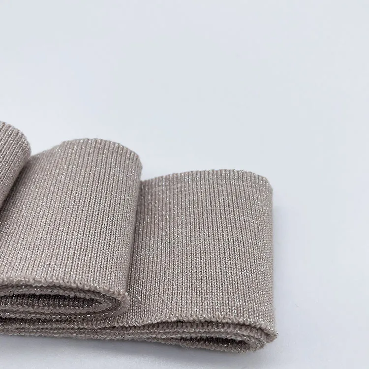 
1*1 rib knitted fabric cotton knitted elastic rib clothing T-shirt rib cuff collar fabric 