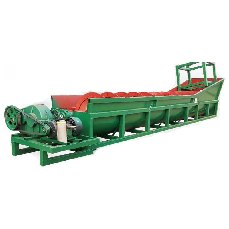 Single & Double Spiral Sand Washing Machine Sand Washer China factory screw type sand washer machine for sale