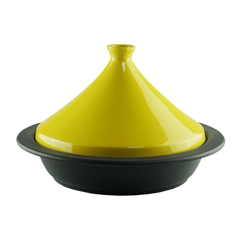 Factory Supply Tajine Cookwawre Pre Seasoned Moroccan Cast Iron Pot
