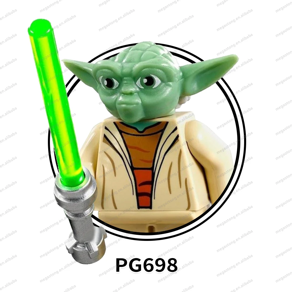 WM924 Baby Yoda Mandalorian Rey Kylo Ren Finn Palpatine Luke Skywalker Chewbacca Sith Jet Troopers Building Blocks Toys for Kids