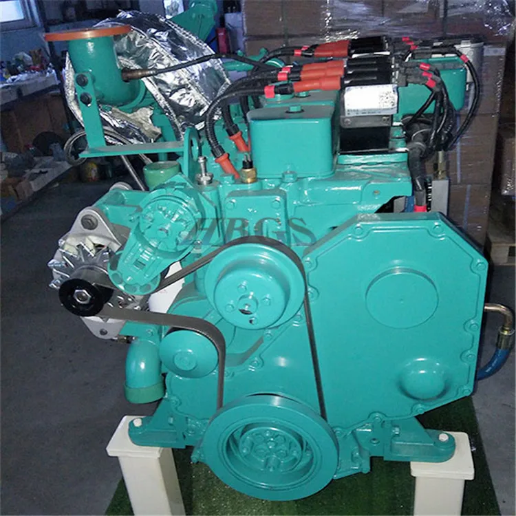 5.9L 60-150kwe уральный газовый двигатель для резервного оборудования и нефтяных месторождений 6BT 5