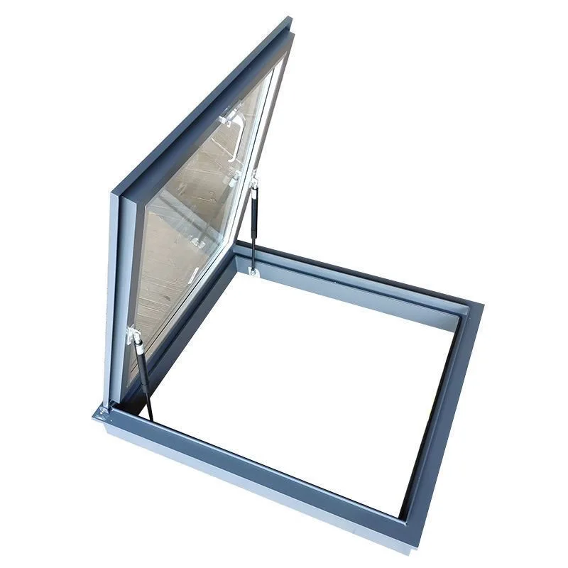 Modern Simple Home Window Design cheap price Aluminium Electric Skylight Windows