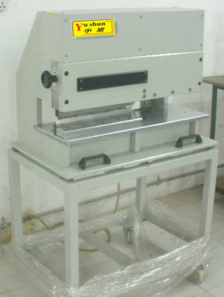 pcb v-cut machine pcb separator maestro linear cutting pneumatic glass fiber board fr4 pcb punch v-cut knives machine