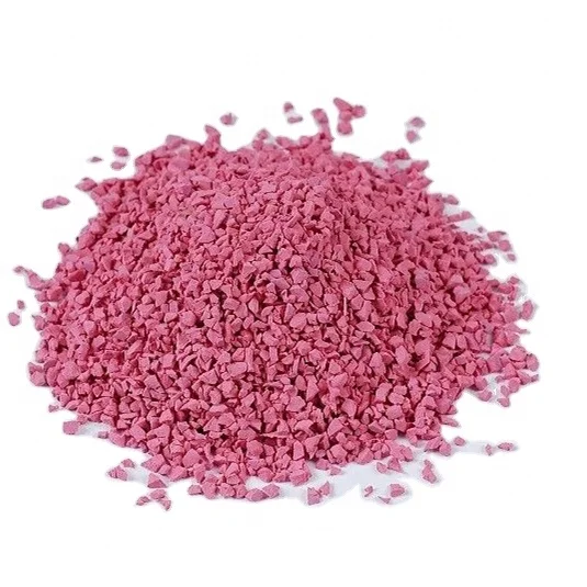 Резиновые напольные гранулы из этиленвинилацетата, крошечные резиновые наборы для напольной площадки, школьная поверхность для детского сада