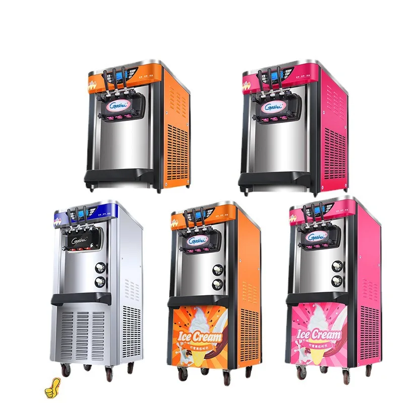 new snack commercial frozen yogurt maker air pump soft ice cream machine table top mini soft serve machine