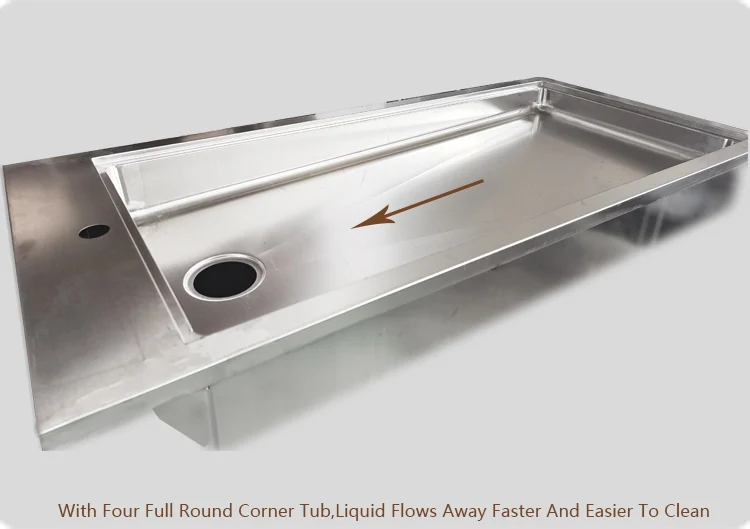 Factory Price Animal Hospital Clinic Stainless Steel 304 Veterinary Examination Table  ( Single  Desktop)