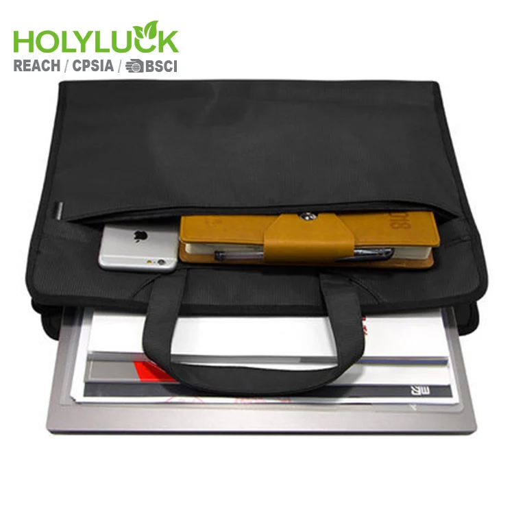 High quality fashion design fashion waterproof laptop zipper briefcase fit for 14 inch laptop