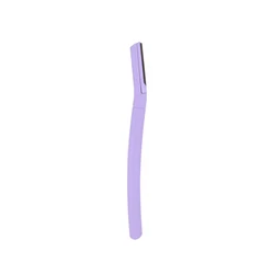 Exfoliation Tool for Face Purple Color Eco- friendly Eyebrow Razor Trimmer Women Facial Hair Removal Derma Razor Blade