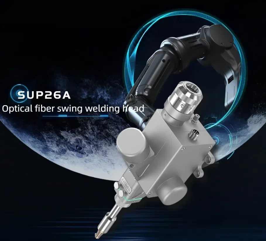 Handheld SUP 25A 26A 3000W Fiber Laser Welding Head With Intelligent Pendulum Head Essential Laser Equipment Parts