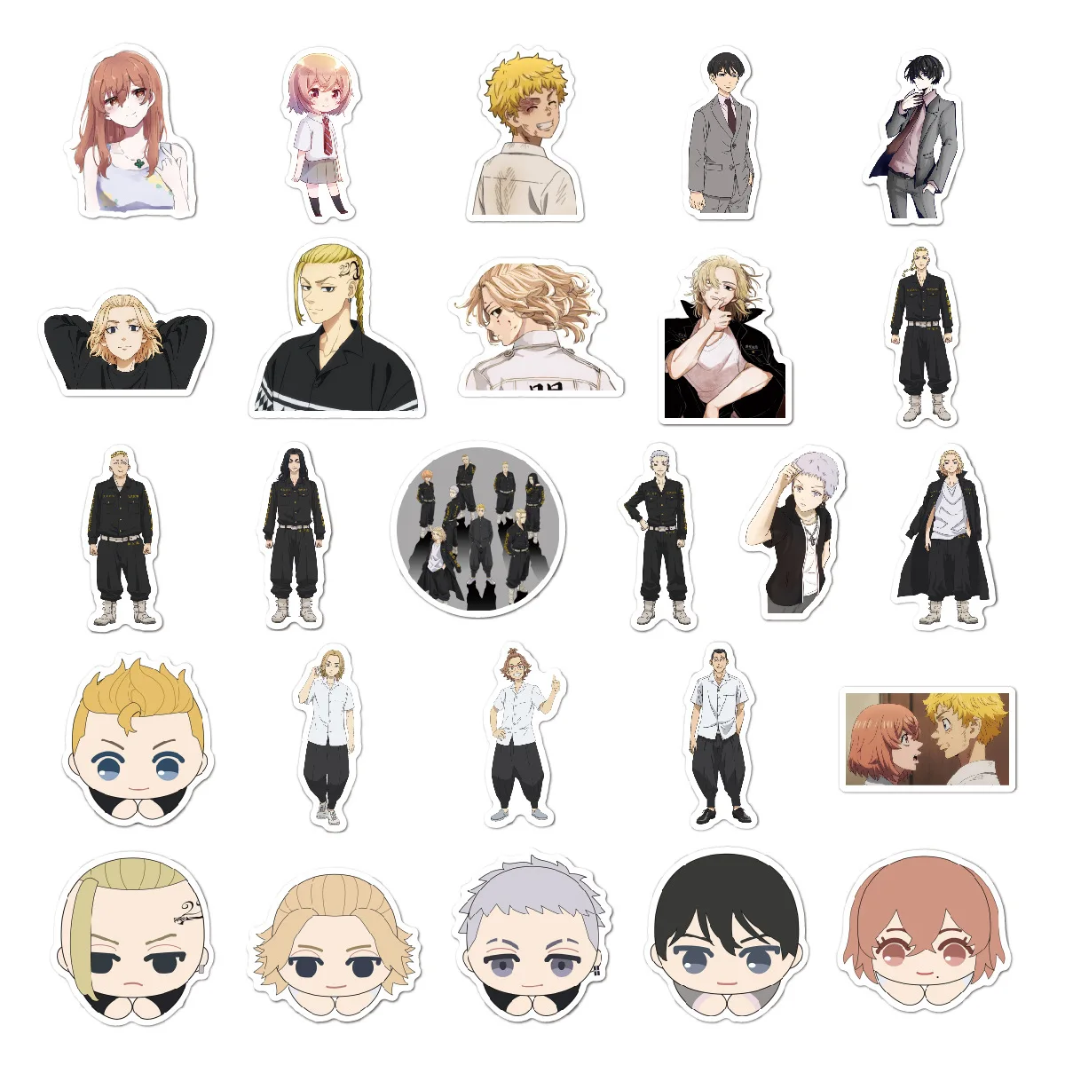 WOWEI Cartoon Paper Ghost Killer Naruto Anime Series Suitcase Computer Water Cup Skateboard Cartoon Graffiti Waterproof Sticker
