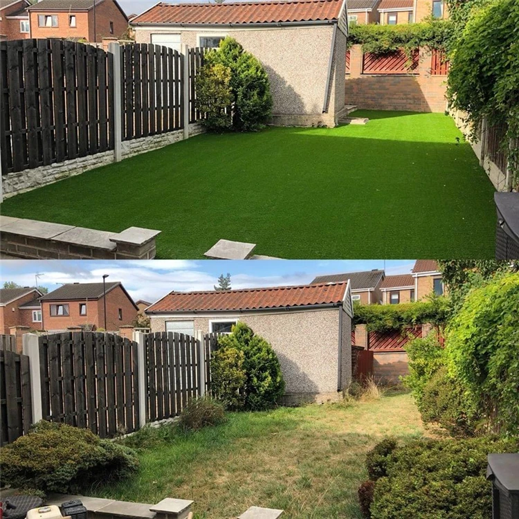 outdoor high quality landscape decorative artificial turf plastic lawn synthetic grass for garden