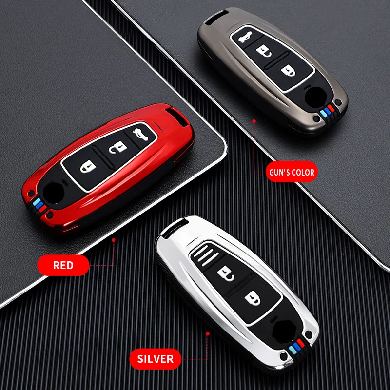 Free Sample Zinc Alloy Car Remote Key Case Fob Cover For Suzuki Vitara Swift Kizashi SX4 Ignis Baleno Ertiga Ciaz Accessories