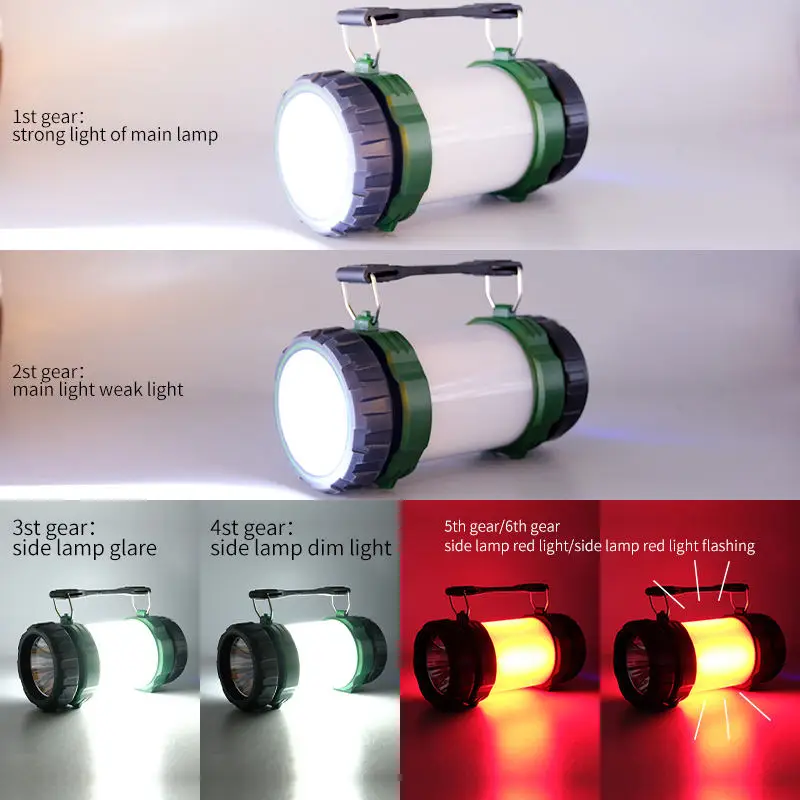 Factory Cheap Portable Usb Charge Fishing Emergency Light High Power Camp Light Led Camping Lantern Light