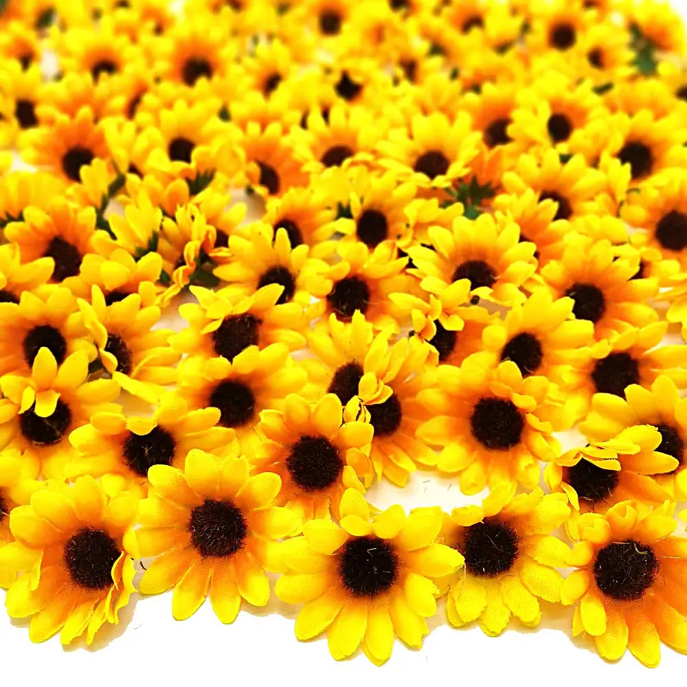 Artificial Sunflower Suppliers Handmade Wedding Sunflowers With Natural Touch Bright Colors In Bulk Sun Flower