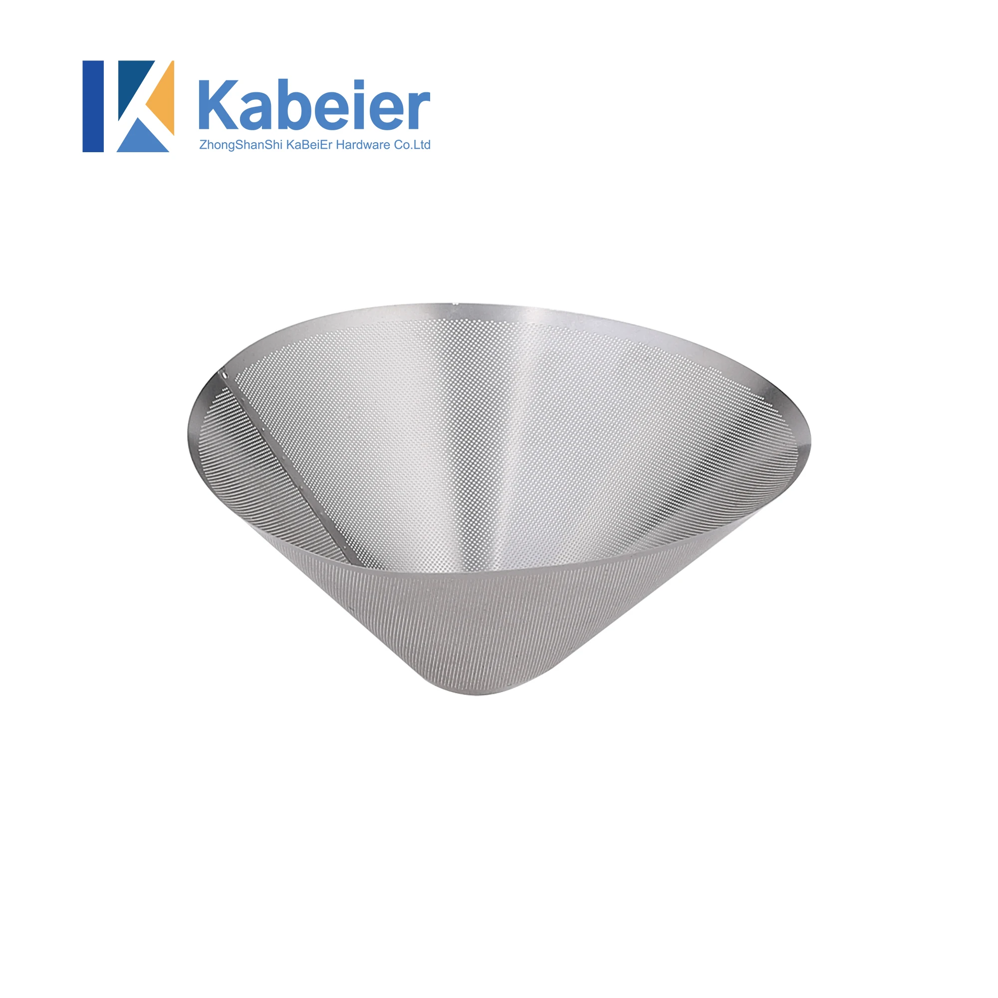 metal stainless steel cone coffee strainer filter