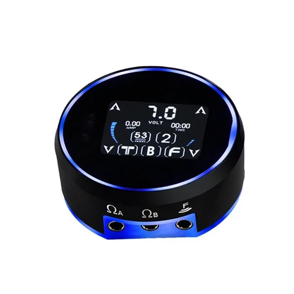 New Colorful Rotary Gun Tattoo Pen TFT Touch Screen Aurora 3 Tattoo Power Supply