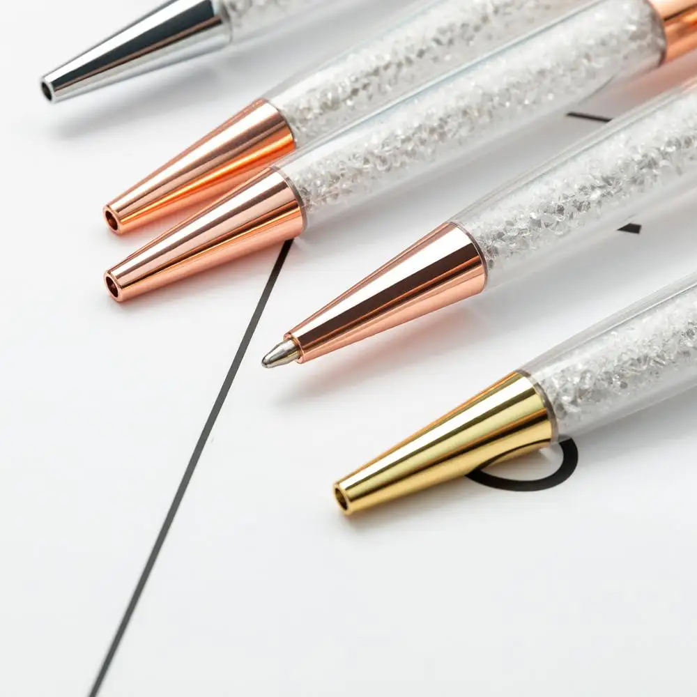 Promotional Customized Business Gift Pen Metal Ballpoint Pen Diamond Pen For Girl and Women