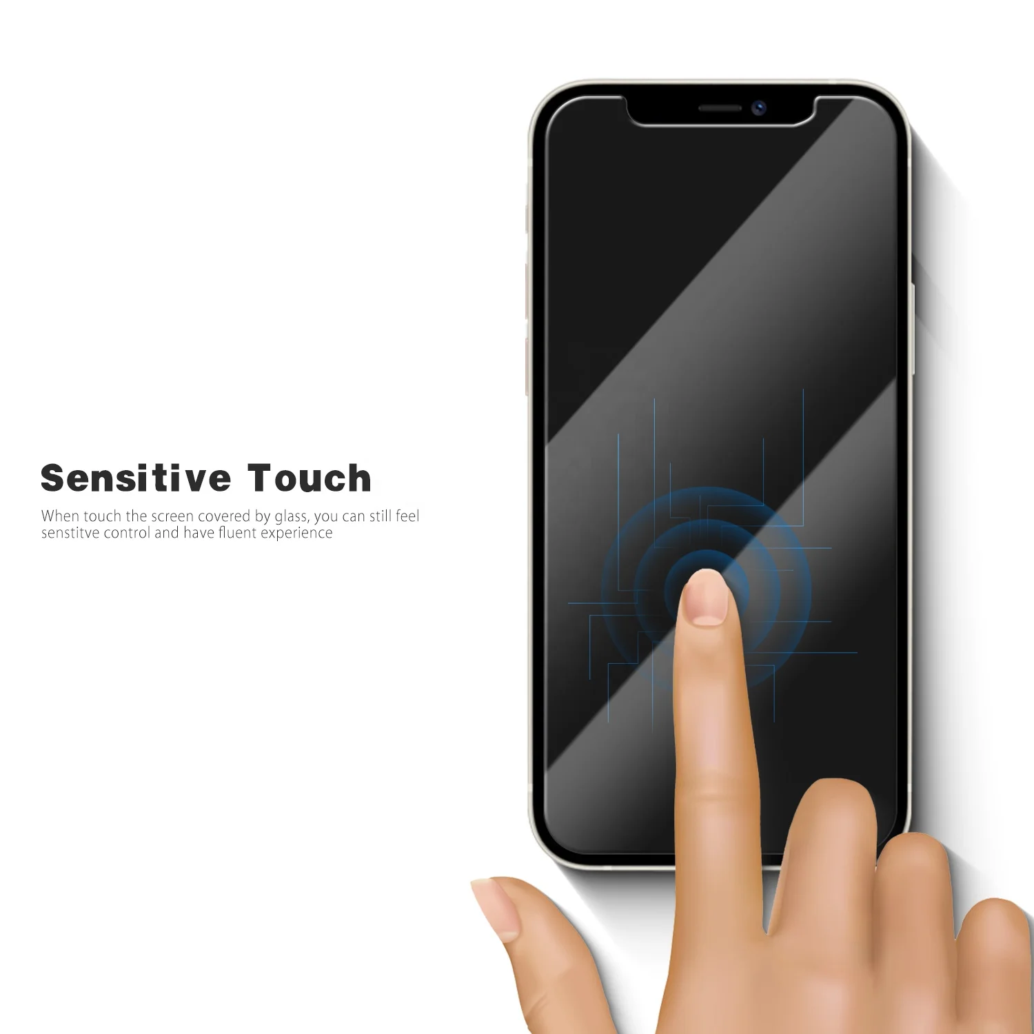  Оптовая продажа от производителя закаленное стекло 2.5D для защиты экрана iPhone 12 Pro