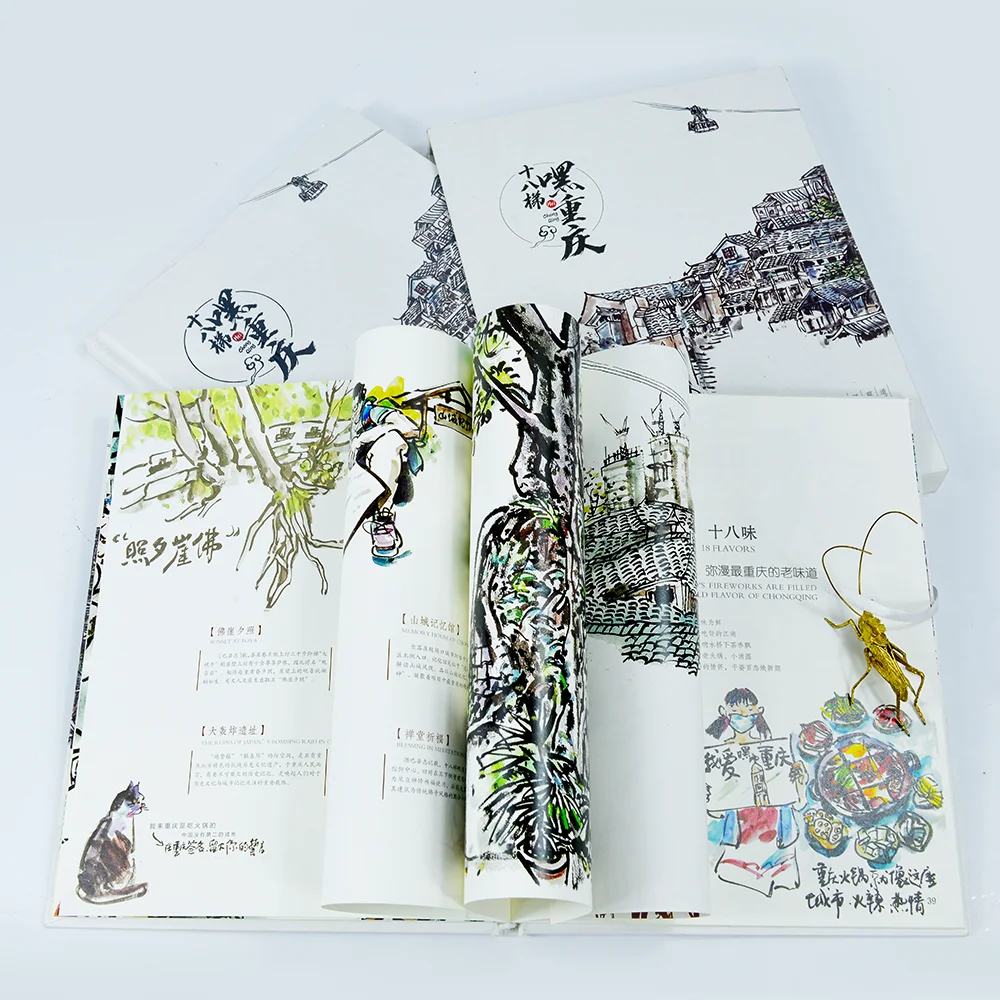 
China Cheap Custom Black White Color Print Softcover A4 A5 Novel Book Printing 