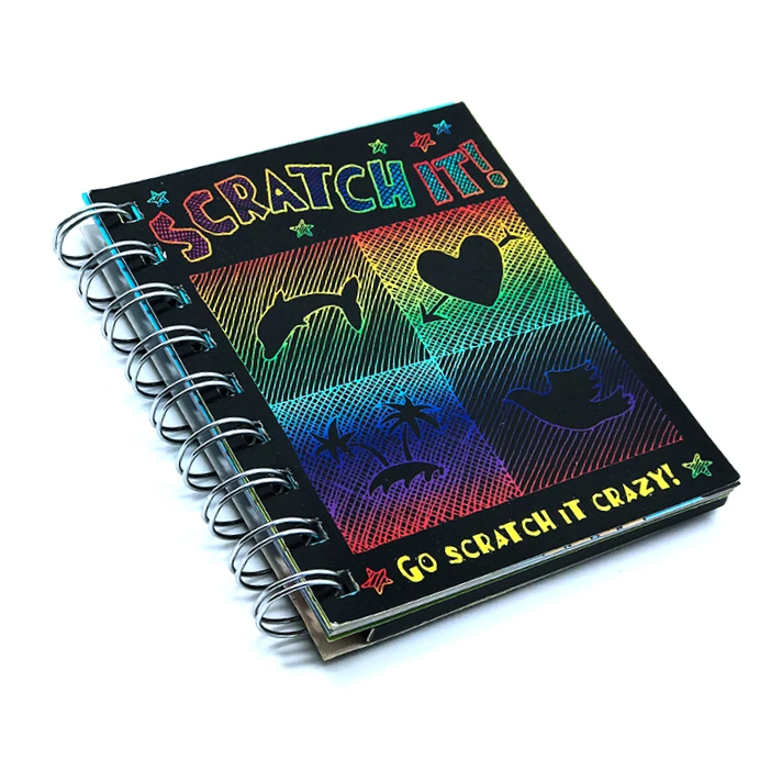 Printing Factory Custom And Print Spiral Coil Bound Hard Cover Activity Book Printing