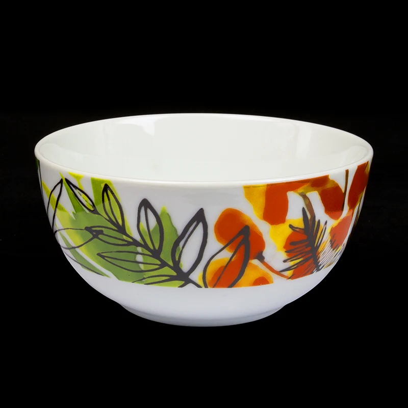 Wholesale custom logo new design decal color new bone china ceramic dinnerware sets