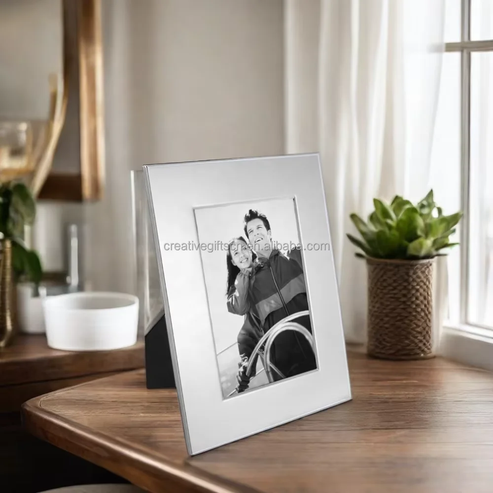 Wholesale Custom 5x7 Silver Metal Photo Frame for Home Decor