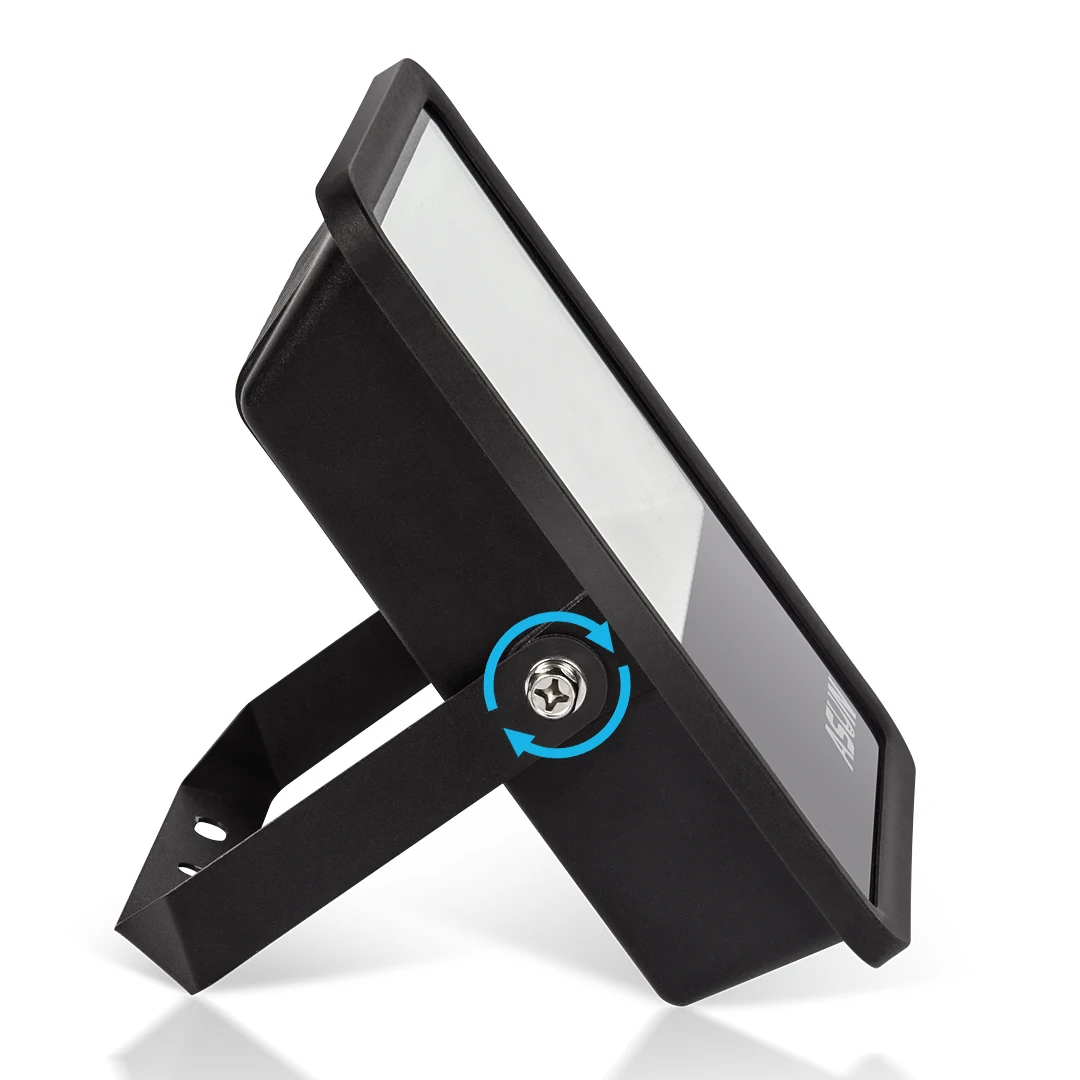 IP66 Outdoor Waterproof and Lightning Protection Solar Flood Light with Anti-shedding PC Glass Frame