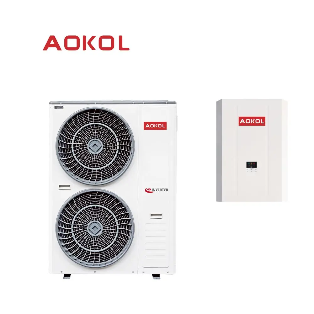 New Energy A+++ heat pump,China AOKOLR32 15kW heat pump Split heat pump water heater,DC inverter EVI oem heat pump air to water