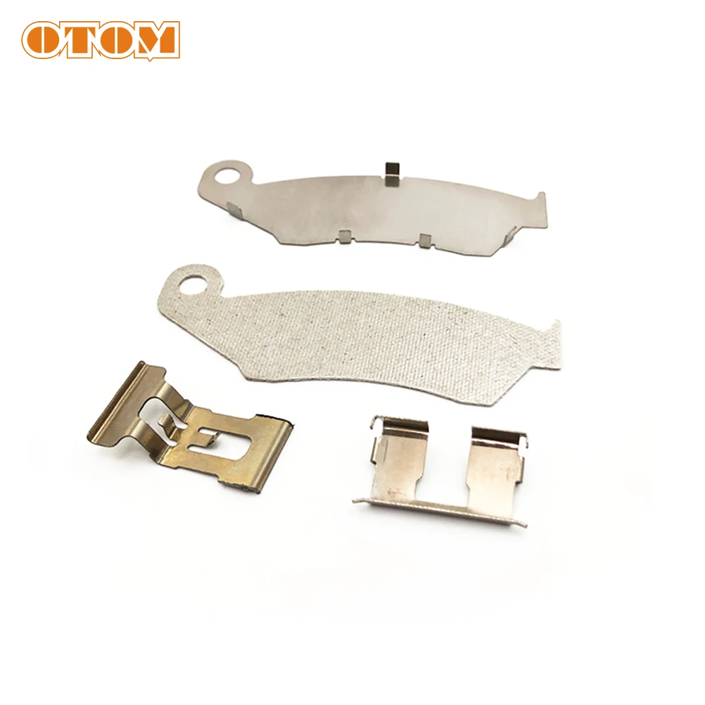 OTOM Motorcycle Front Rear Brake Caliper Spring Sheet Heat Insulation Sheet For NISSIN Brake HONDA YAMAHA KAWASAKI SUZUKI