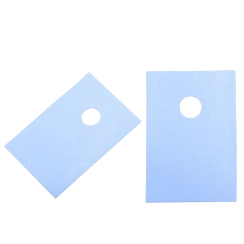 White TO-220 Transistor Plastic Washer Insulation Washer + Pads Silicone