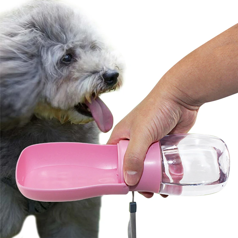 Walking Hiking Water Bottle for Dogs Portable Travel Bottle Dispenser Widened Watering Trough