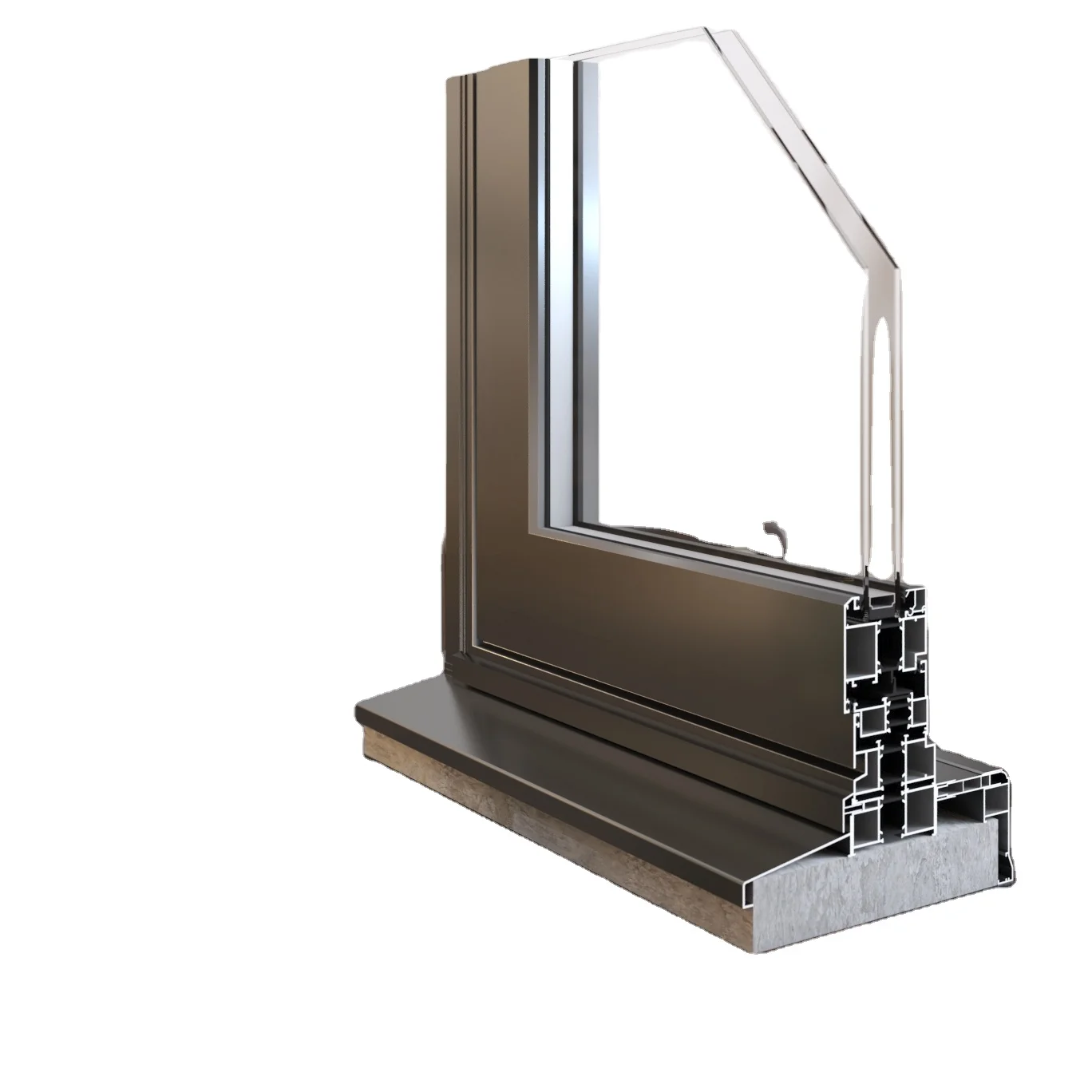 Manufacturer aluminium casement windows casement inward aluminium casement windows finger lock