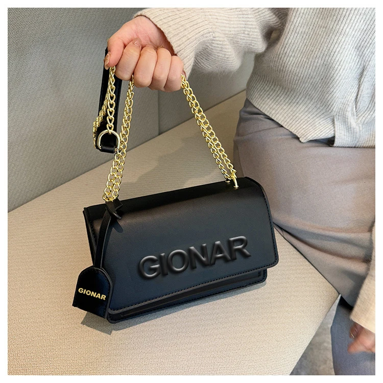 2024 Trendy Women Purse Handbag Customized Logo Genuine Leather Shoulder Bag Ladies Designer Vegan Leather Crossbody Bag Small