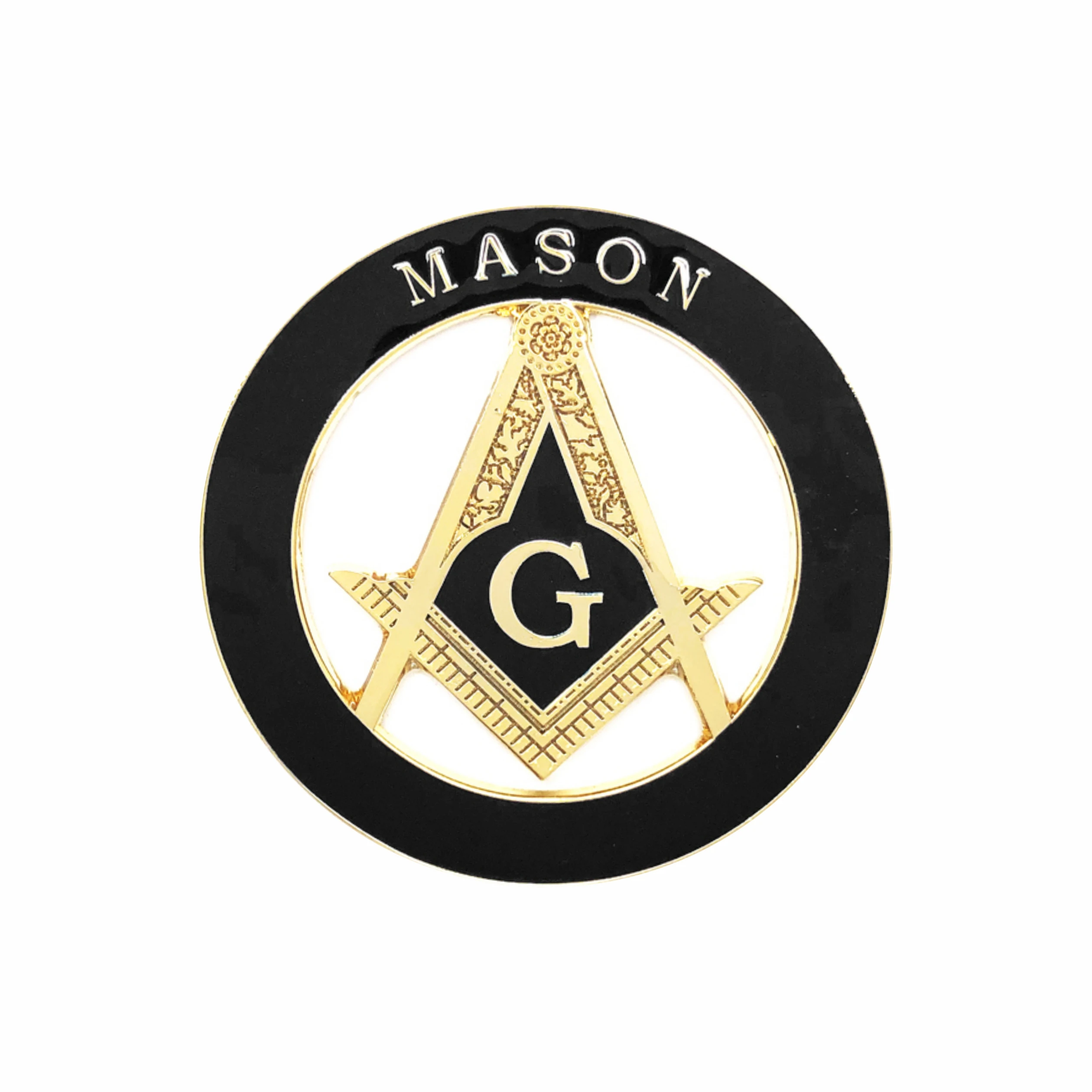 Mason Auto Emblem Masonic Car badges with Adhesive Backing