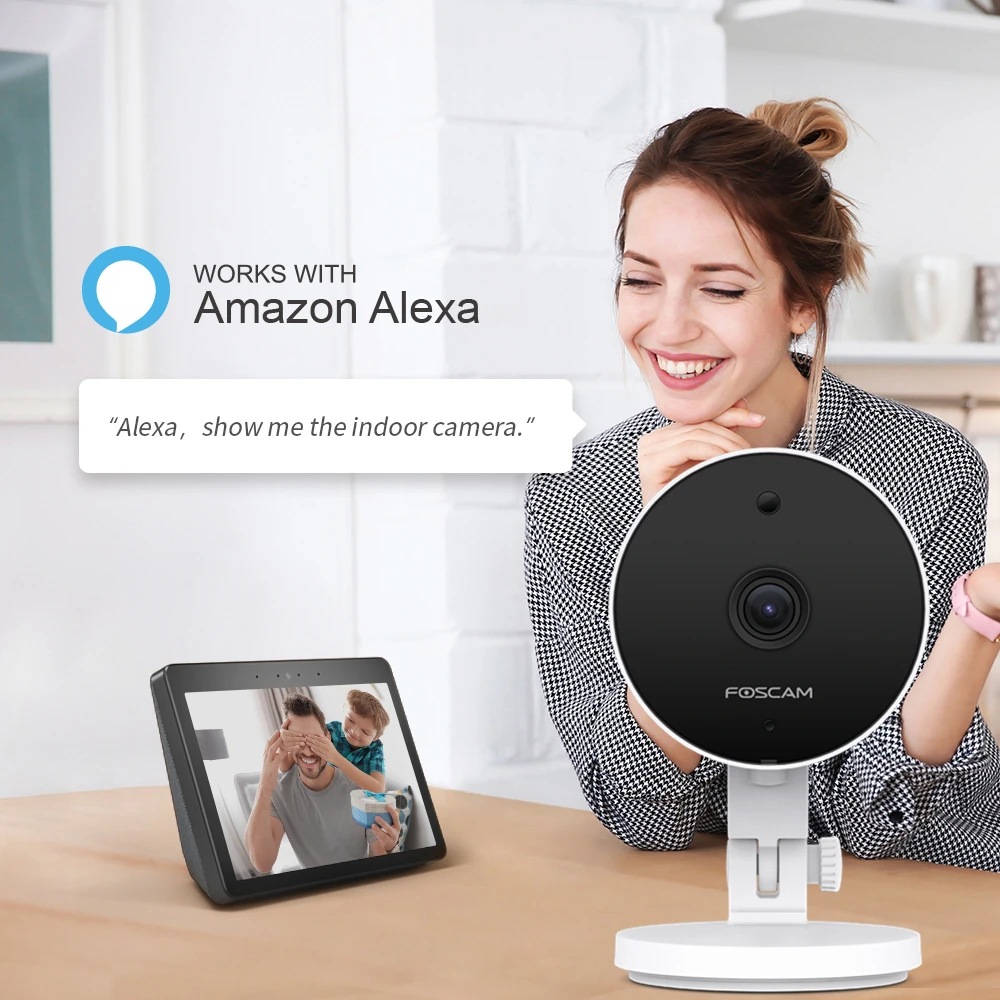  Foscam home security wireless camera indoor 2MP 2 way audio
