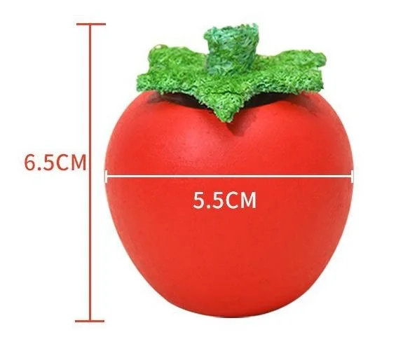 Hamster molar toy supplies red persimmon golden silk bear dragon cat rabbit wooden cage landscape furniture small strawberry