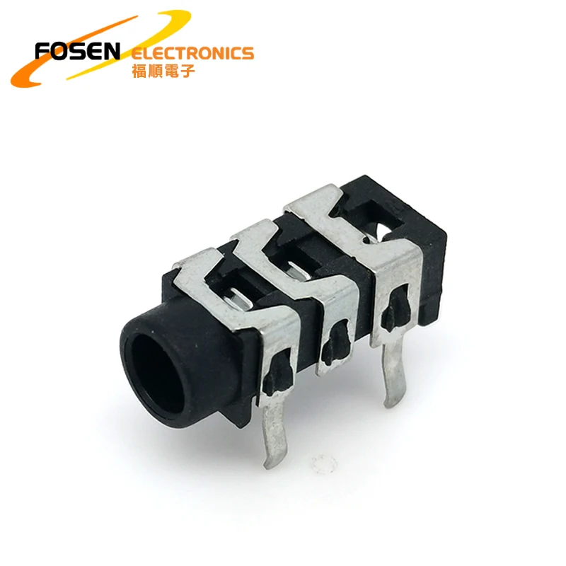 FOSEN Adapter 5 Pole 3.5mm 5 pin Audio Jack Female Stereo Headphone Jack Connector PJ-30130